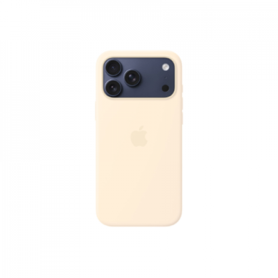 Apple iPhone 17 Pro Max Silicone Case with MagSafe – Vanilla