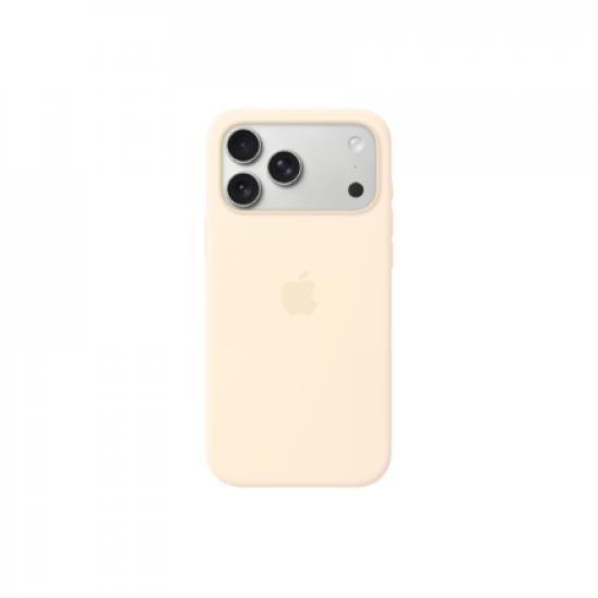 Apple iPhone 17 Pro Max Silicone Case with MagSafe – Vanilla