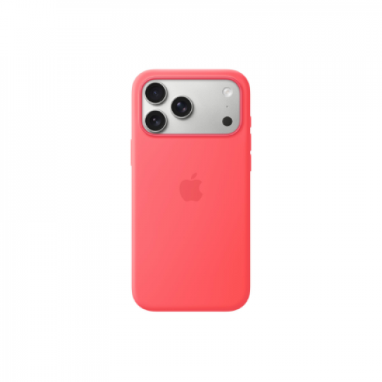 Apple iPhone 17 Pro Max Silicone Case with MagSafe – Bright Guava
