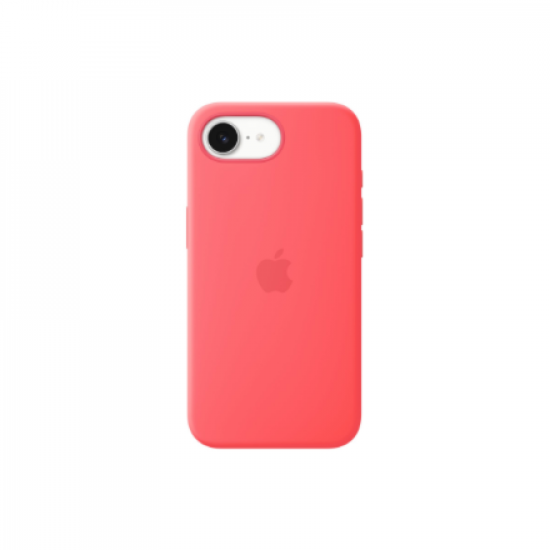 Apple iPhone 17e Silicone Case with MagSafe – Bright Guava