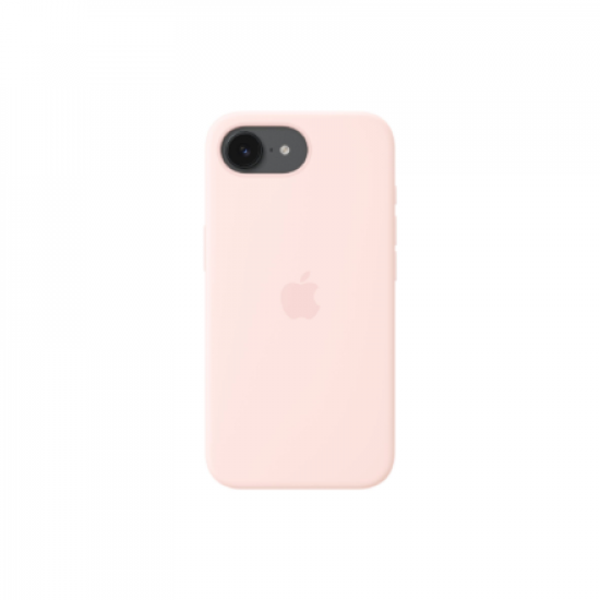 Apple iPhone 17e Silicone Case with MagSafe – Soft Pink | Apple