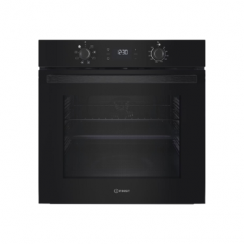 INDESIT Oven | IO K55C B | 71 L | Electric | Catalytic | Electronic | Height 59.5 cm | Width 59.5 cm | Black