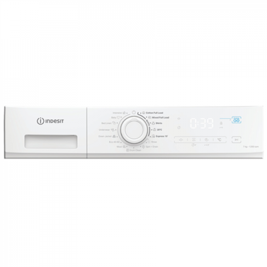 Indesit IMA 762B MY TIME EE Washing machine, A, Front loading, Washing capacity 7 kg, 1200 RPM, Depth 47.4 cm, White | INDESIT