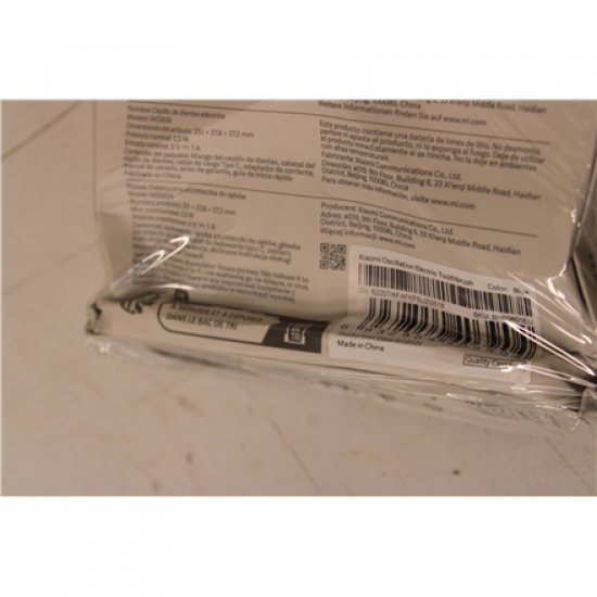 SALE OUT. Xiaomi Oscillation Electric Toothbrush, Blue | SALE OUT. Xiaomi Oscillation Electric Toothbrush | Rechargeable | For adults | Number of brush heads included 1 | Number of teeth brushing modes 3 | Blue | DAMAGED PACKAGING