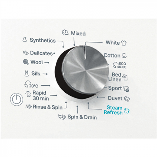 Whirlpool Washing machine | FFD 9489 BCV EE | Energy efficiency class A | Front loading | Washing capacity 9 kg | 1400 RPM | Depth 63 cm | Width 60 cm | Display | LCD | Steam function | White