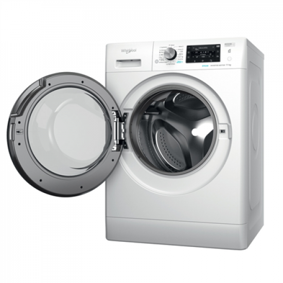 Whirlpool Washing machine | FFD 11489 BV EE | Energy efficiency class A | Front loading | Washing capacity 11 kg | 1400 RPM | Depth 61 cm | Width 60 cm | Display | LCD | Steam function | White