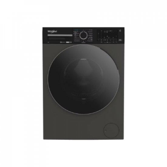Whirlpool WPM 87G ADS EE Washing machine, A, Front loading, Washing capacity 8 kg, 1351 RPM, Depth 55 cm, Black | Whirlpool