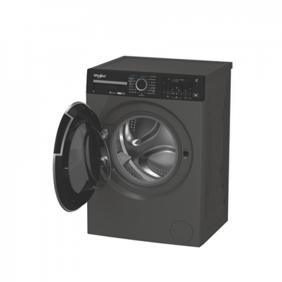 Whirlpool WPM 87G ADS EE Washing machine, A, Front loading, Washing capacity 8 kg, 1351 RPM, Depth 55 cm, Black | Whirlpool