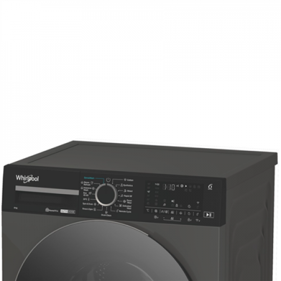 Whirlpool WPM 87G ADS EE Washing machine, A, Front loading, Washing capacity 8 kg, 1351 RPM, Depth 55 cm, Black | Whirlpool