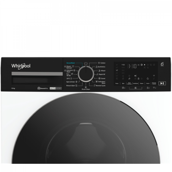 Whirlpool WPM 07W ADS EE Washing machine, A, Front loading, Washing capacity 10 kg, 1351 RPM, Depth 58 cm, White | Whirlpool