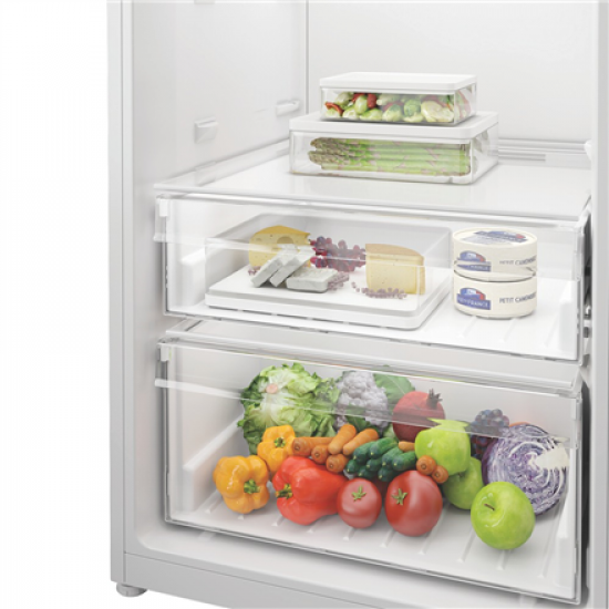 Indesit MLINS 1411 W4E Refrigerator, E, Free standing, Larder, Height 171.4 cm, Net fridge 367 L, White | INDESIT