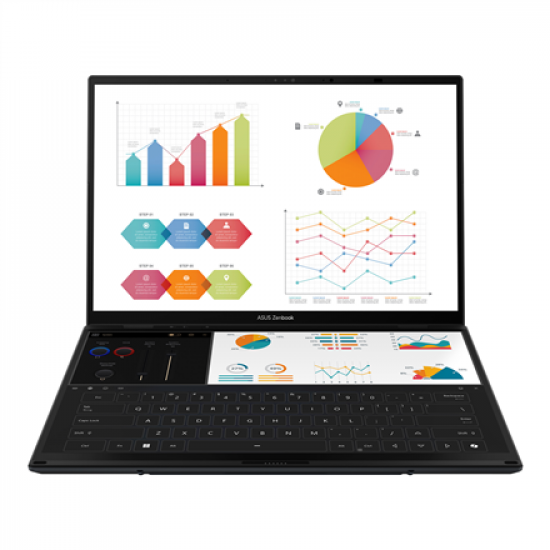 ASUS Zenbook Duo UX8406CA-QL287W | Asus | Zenbook Duo UX8406CA-QL287W | Inkwell Gray | 14 