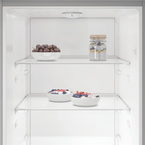 Indesit MLINS 1411 S4E Refrigerator, E, Free standing, Larder, Height 171.4 cm, Net fridge 367 L, Silver | INDESIT