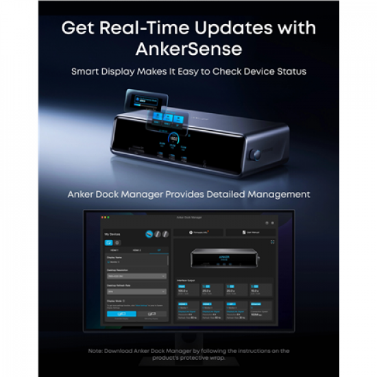 Anker Prime Docking Station (14-in-1, Triple Display, DisplayLink) | A83B33A1