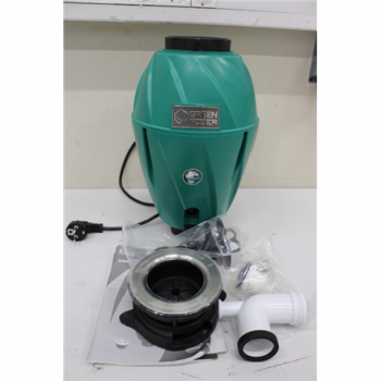 SALE OUT. Elleci Food waste disposers TDH01000 | 750 W | 1070 ml | 2800 RPM | Green | UNPACKED, SCRATCHED ON CORPUS