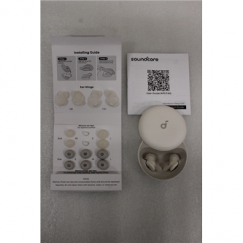 SALE OUT. Anker Soundcore Smart ANC Sleep Earbuds with AI Brainwave Audio | Sleep A30 | Bluetooth | ANC | White | DEMO