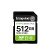 Kingston Canvas Select Plus | 512 GB | SD | Flash memory class Class 10, UHS-I, U1/U3, Video Class 10/30