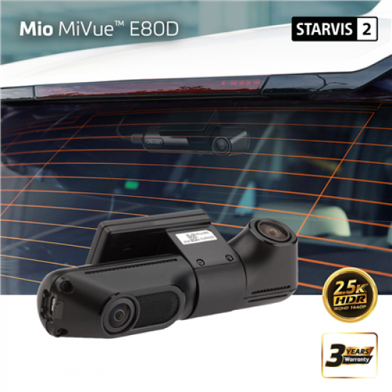 Mio MiVue E80D HDR Dual Rear Camera