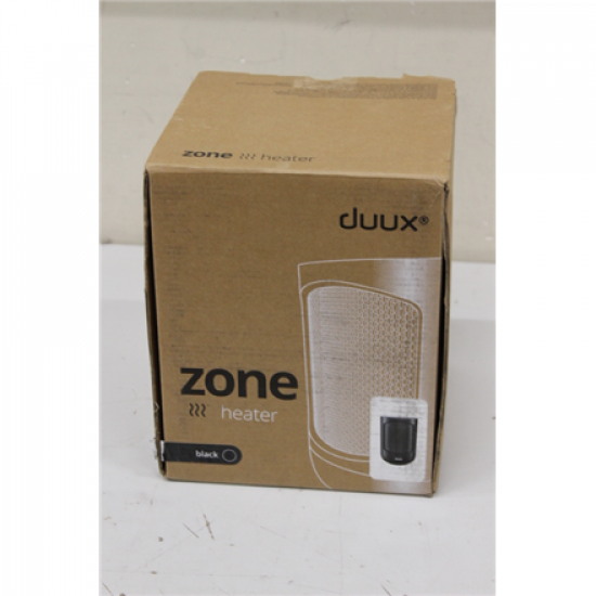 SALE OUT. Duux Zone Personal Ceramic Heater, Power consumption 600, 900, 1500 W, Black | SALE OUT. SALE OUT. Duux Zone Personal Ceramic Heater | Ceramic Heater | 600/900/1500 W | Black | DEMO | IP21