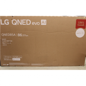 SALE OUT. SALE OUT. LG TV | 86QNED85A3C | 86 | Smart TV | webOS 25 | 4K UHD | DAMAGED PACKAGING