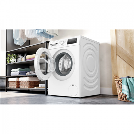 Bosch WAN2808LSN Washing Machine, A, Front loading, Capacity 8 kg, Depth 59 cm, 1200 RPM, White | Bosch