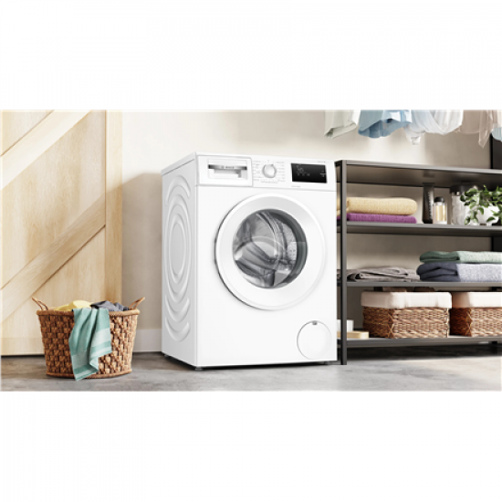 Bosch WAN2808LSN Washing Machine, A, Front loading, Capacity 8 kg, Depth 59 cm, 1200 RPM, White | Bosch