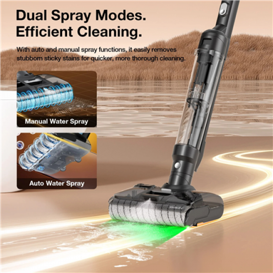 Jimmy Vacuum Cleaner and Washer | PW11 Plus | Cordless operating | Washing function | 400 W | 21.6 V | Operating time (max) 40-75 min | Black/Silver
