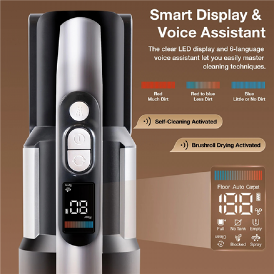 Jimmy Vacuum Cleaner and Washer | PW11 Plus | Cordless operating | Washing function | 400 W | 21.6 V | Operating time (max) 40-75 min | Black/Silver