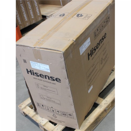 SALE OUT. Hisense AHW-044HCDS1 | Hi-Therma 4.4 kw heat pump Split type Outdoor unit | DAMAGED PACKAGING, DENT ON TOP, BENT RADIATOR GRILLES
