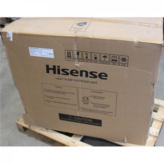 SALE OUT. Hisense AHW-044HCDS1 | Hi-Therma 4.4 kw heat pump Split type Outdoor unit | DAMAGED PACKAGING, DENT ON TOP, BENT RADIATOR GRILLES