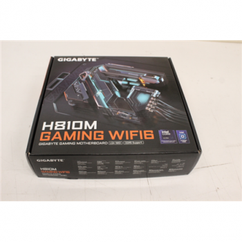 SALE OUT. Gigabyte H810M GAMING WIFI6 | Processor family Intel | Processor socket LGA1851 | DDR5 | Supported hard disk drive interfaces M.2, SATA | Number of SATA connectors 4 | DEMO