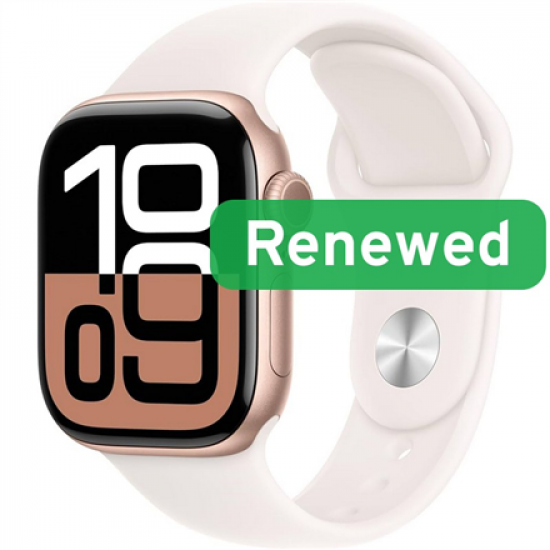 Grade A | Apple Watch Series 10 LTE 42mm | Retina OLED LTPO | LTE | Rose Gold | watchOS | Apple Renew