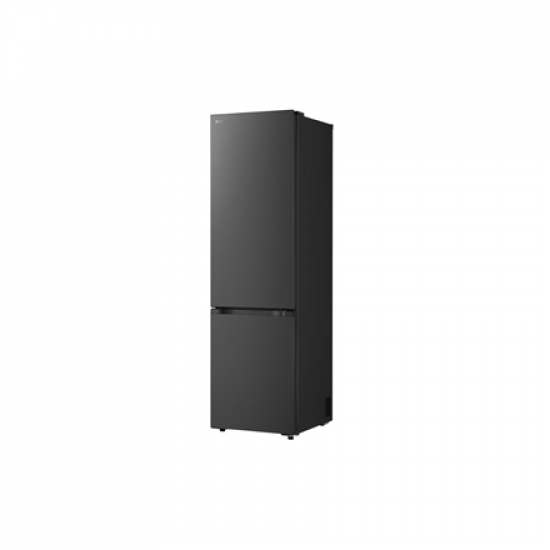LG Refrigerator | GBBSJ1CCEP | Energy efficiency class C | Free standing | Combi | Height 186 cm | Fridge net capacity 220 L | Freezer net capacity 113 L | Display | 34 dB | Black