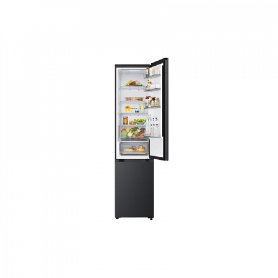 LG Refrigerator | GBBSJ1CCEP | Energy efficiency class C | Free standing | Combi | Height 186 cm | Fridge net capacity 220 L | Freezer net capacity 113 L | Display | 34 dB | Black