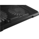 Genesis Laptop Cooler Cooling Pad Fury Gunbai G3 Fans, RGB LED Light, 2 USB, 14.1-17.3