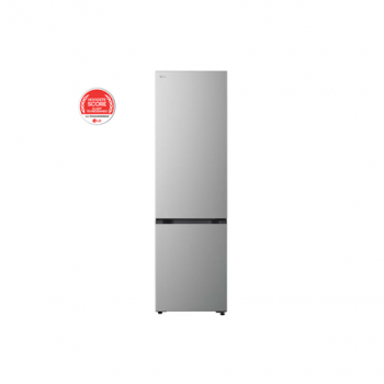 LG Refrigerator | GBBS322CPY | Energy efficiency class C | Free standing | Combi | Height 203 cm | Fridge net capacity 262 L | Freezer net capacity 113 L | Display | 34 dB | Prime Silver