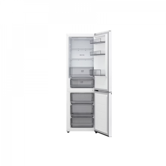 LG Refrigerator | GBBSJ10ESW | Energy efficiency class E | Free standing | Combi | Height 186 cm | Fridge net capacity 220 L | Freezer net capacity 113 L | Display | 35 dB | White