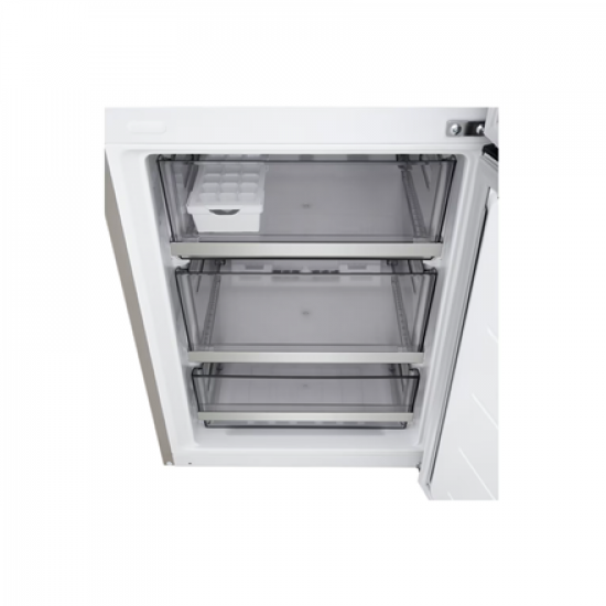 LG Refrigerator | GBBSJ1CCPY | Energy efficiency class C | Free standing | Combi | Height 186 cm | Fridge net capacity 220 L | Freezer net capacity 113 L | Display | 34 dB | Prime Silver