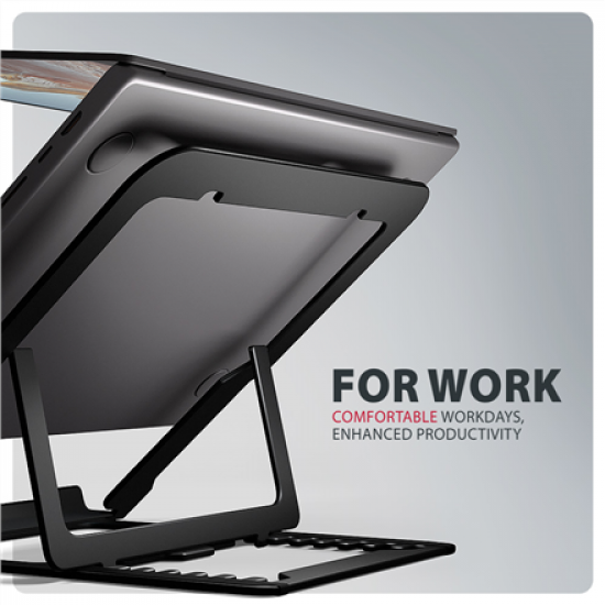 AXAGON STND-LAB stand for laptops and tablets | Adjustable Height, Angle | 10-17.3 