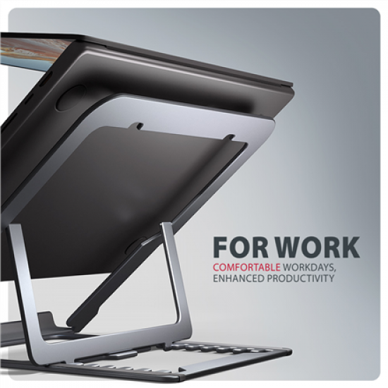 AXAGON STND-LAG stand for laptops and tablets | Adjustable Height, Angle | 10-17.3 