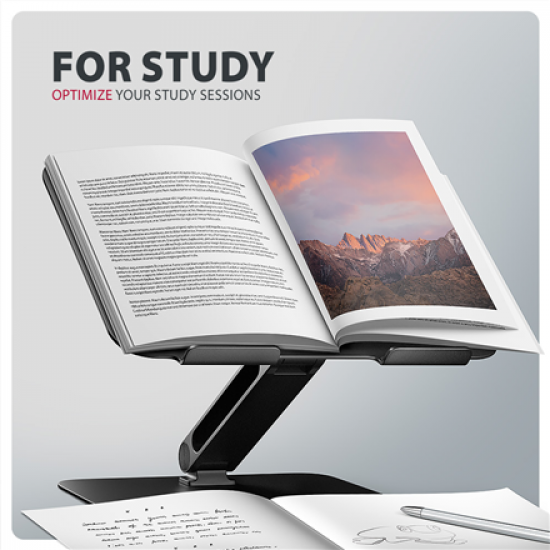 AXAGON STND-LQB stand for notebooks and tablets | Adjustable Height, Angle | 10-17.3 