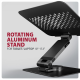AXAGON STND-LRB stand with 360° rotation for laptops and tablets | Adjustable Height, Angle | 10-17.3 