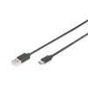 Digitus USB Type-C connection cable, Type USB-A to USB-C | AK-300154-018-S