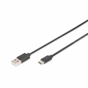 Digitus USB Type-C connection cable, Type USB-A to USB-C | AK-300154-018-S