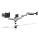 Digitus Desk Mount | Triple Monitor Gas Spring Mount DA-90363 | Adjustable Height, Tilt, Swivel | 15-27 