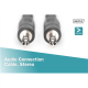 Digitus Audio Connection Cable, Stereo | AK-510100-025-S