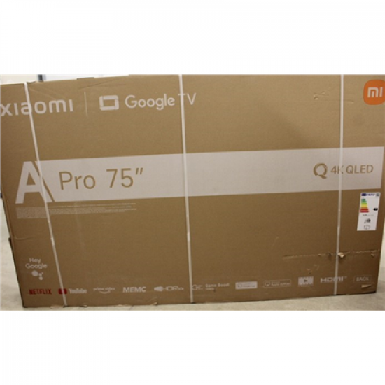 SALE OUT. Xiaomi QLED TV A Pro 2026 | 75 | Smart TV | Google TV | 4K UHD | DAMAGED PACKAGING