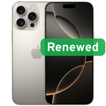 Grade A++ | Apple iPhone 16 Pro Max | 512GB | 5G | Natural Titanium | iOS | Apple Renew