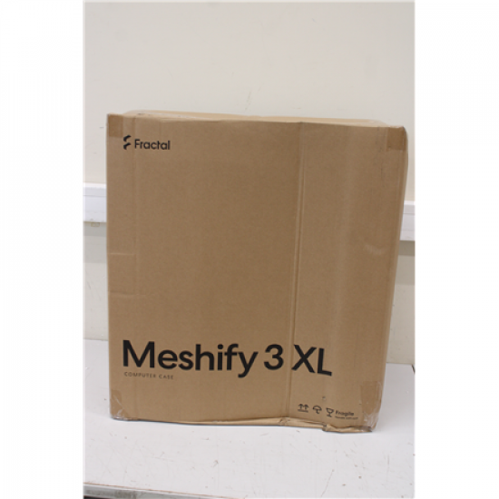 SALE OUT. Fractal Design Meshify 3 XL Black RGB TG Light Tint | SALE OUT. SALE OUT. Fractal Design Meshify 3 XL | Black RGB TG Light Tint | Mid-Tower | DAMAGED PACKAGING | ATX