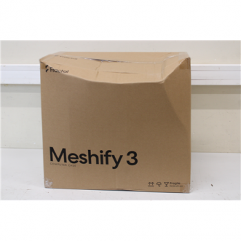 SALE OUT. Fractal Design Meshify 3 Ambience Pro RGB Black TG | SALE OUT. SALE OUT. Fractal Design Meshify 3 | Ambience Pro RGB Black TG Light Tint | ATX | DAMAGED PACKAGING, DAMAGED PAINT ON TOP